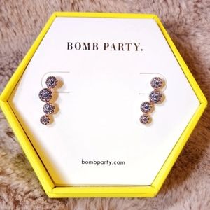 Bomb Party RBP3466 Earrings- Shimmer and Chic